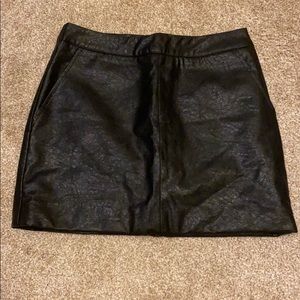 SOLD! Never Worn! Forever 21 Faux Leather Mini Skirt